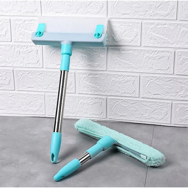 Швабра для окон Multpurpose Squeegee с насадкой микрофибра для мытья