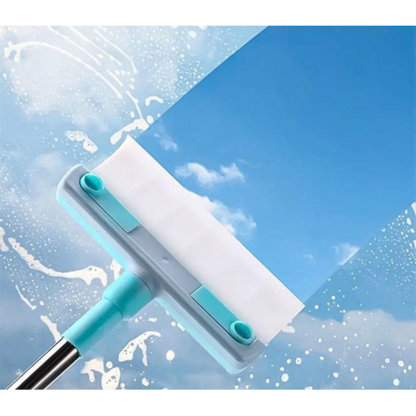 Швабра для окон Multpurpose Squeegee с насадкой микрофибра для мытья