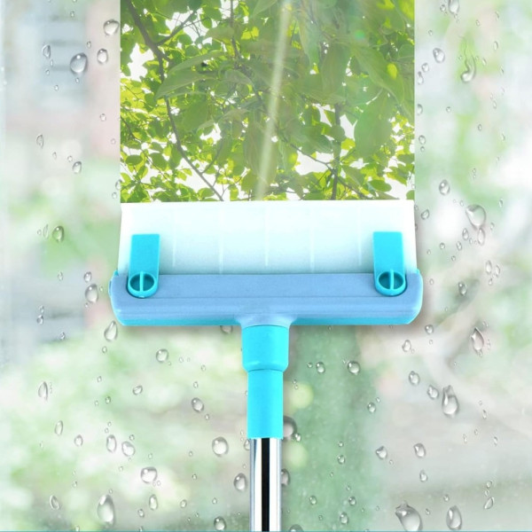 Швабра для окон Multpurpose Squeegee с насадкой микрофибра для мытья