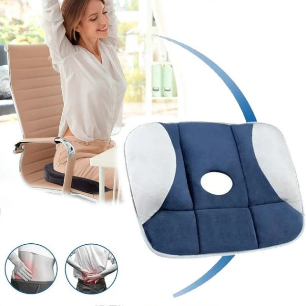 Подушка для сидения Pure Posture ортопедическая для офиса и автомобиля