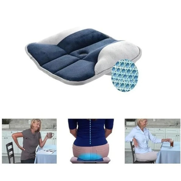 Подушка для сидения Pure Posture ортопедическая для офиса и автомобиля