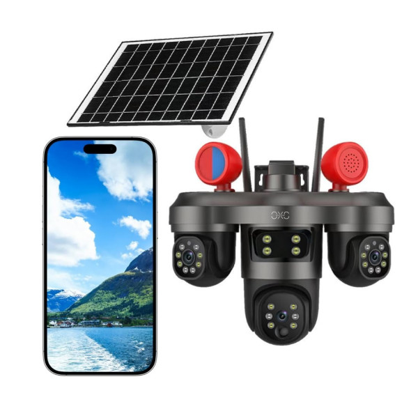Камера IP VN 404 4G поворотная с сигнализацией и солнечной батареей