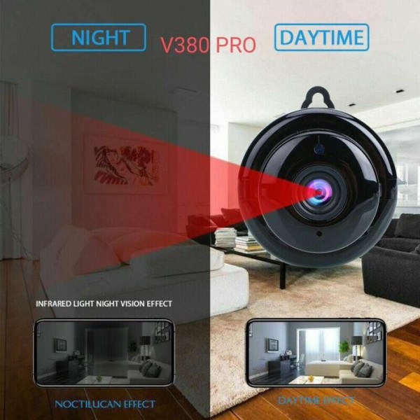 Камера видеонаблюдения V380 WiFi IP 1080p мини камера с функцией видеоняни