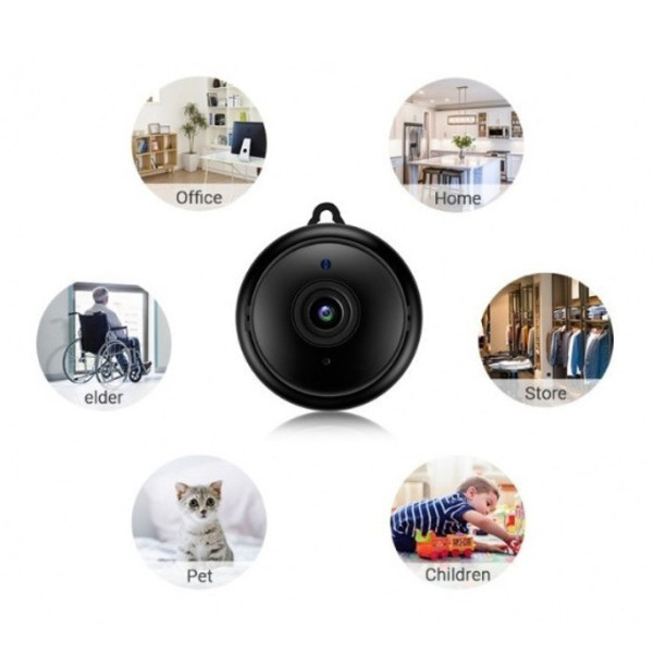Камера видеонаблюдения V380 WiFi IP 1080p мини камера с функцией видеоняни
