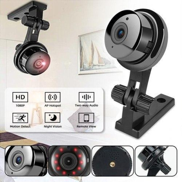 Камера видеонаблюдения V380 WiFi IP 1080p мини камера с функцией видеоняни