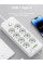 Удлинитель сетевой фильтр 8 розеток 5 USB разветвитель питания с кнопкой 2 м