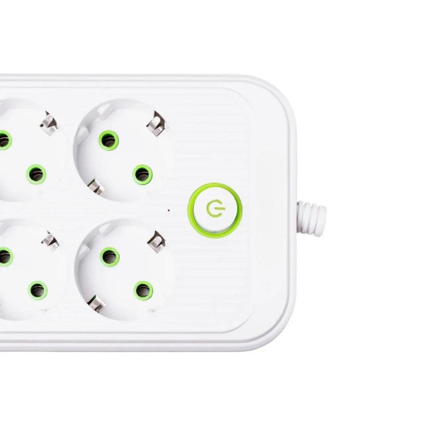 Удлинитель сетевой фильтр 8 розеток 5 USB разветвитель питания с кнопкой 2 м