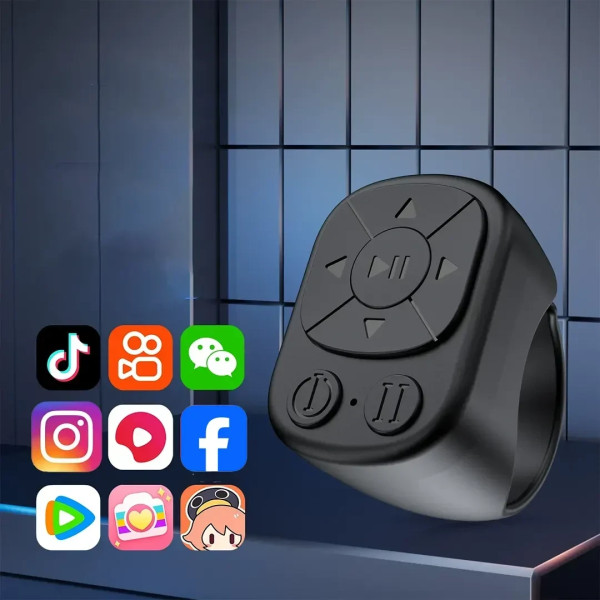 Пульт кольцо Bluetooth для телефона управление камерой и страницами