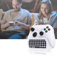 Клавиатура chatpad для PS5 DualSense Bluetooth с динамиком и разъемом 3.5 мм белый