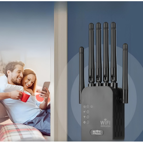 Репитер Wi-Fi усилитель сигнала для дома квартиры точка доступа интернет
