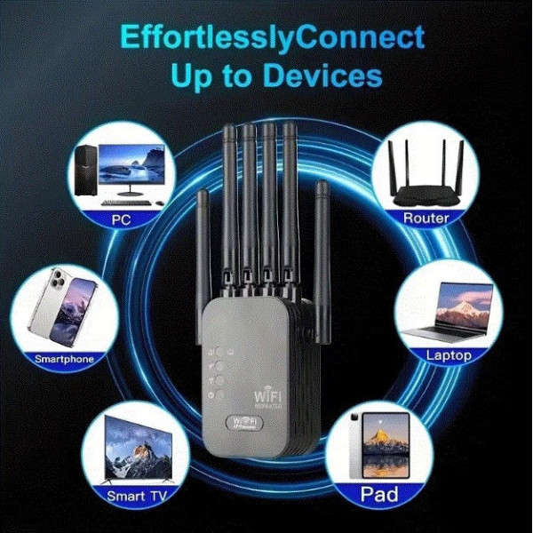 Репитер Wi-Fi усилитель сигнала для дома квартиры точка доступа интернет