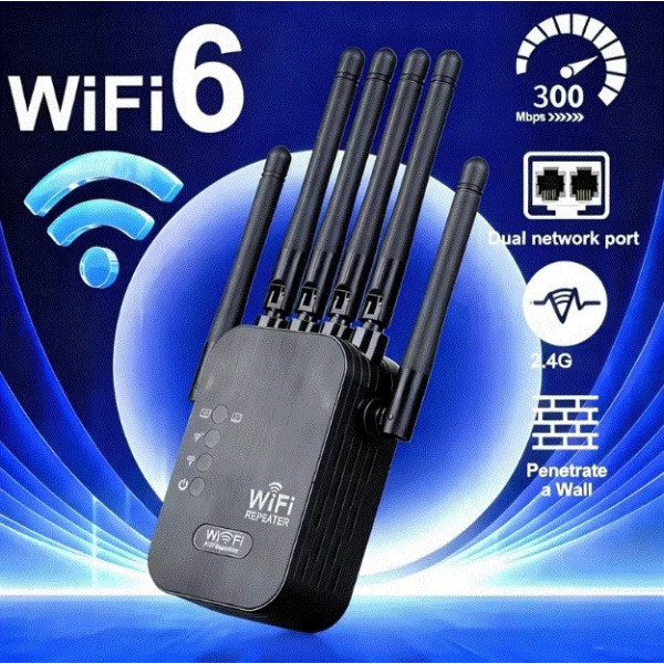Репитер Wi-Fi усилитель сигнала для дома квартиры точка доступа интернет