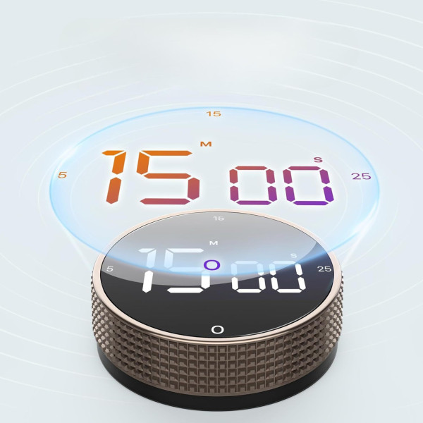 Таймер кухонный цифровой LED магнитный с секундомером и обратным отсчетом