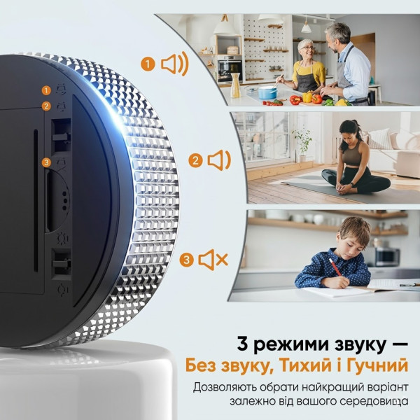 Таймер кухонный цифровой LED магнитный с секундомером и обратным отсчетом