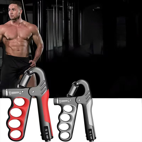 Эспандер для рук Grip Strengthener тренажер с регулировкой нагрузки и счетчиком