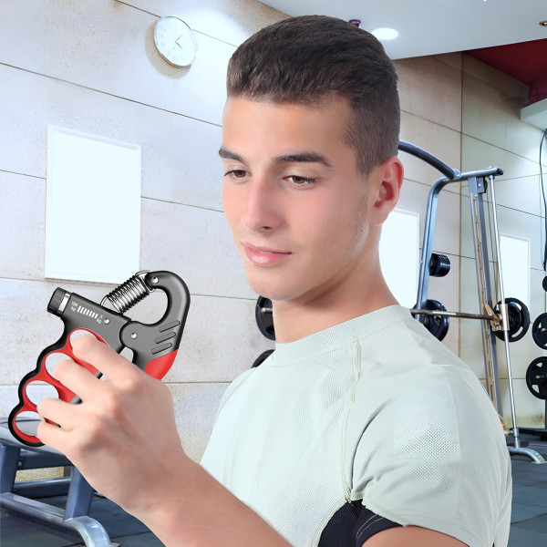 Эспандер для рук Grip Strengthener тренажер с регулировкой нагрузки и счетчиком