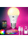Лампочка E27 A65 аккумуляторная LED RGB с пультом и USB зарядкой
