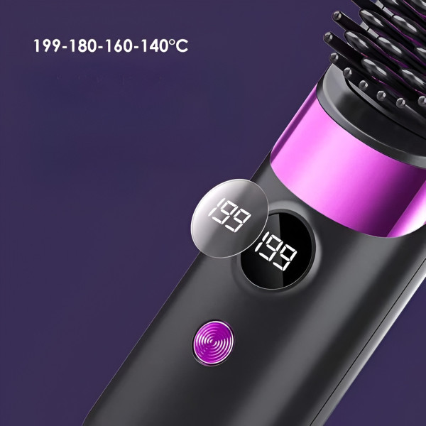 Утюжок для волос S9 USB беспроводной выпрямитель расческа с дисплеем и аккумулятором
