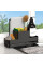 Дозатор для мыла Dish Soap Dispenser кухонный с держателем губки черный