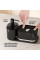 Дозатор для мыла Dish Soap Dispenser кухонный с держателем губки черный