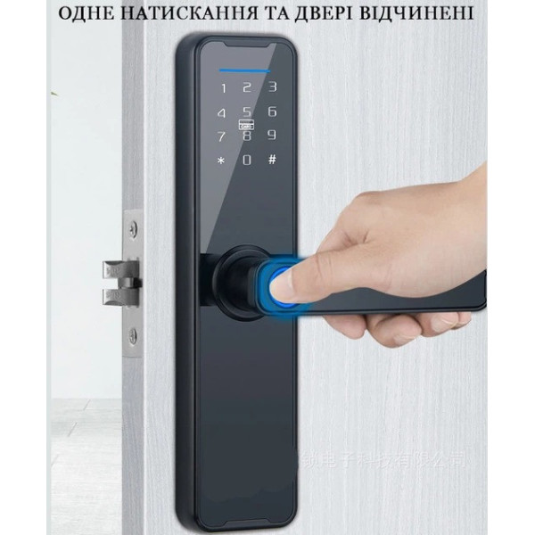 Электронный замок AND 5323 5575 смарт ручка с кодом и отпечатком для двери