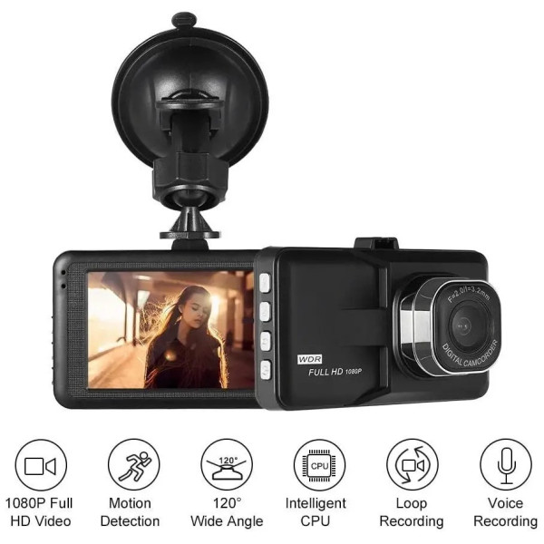 Автомобильный регистратор DVR Q06 камера Full HD для машины AND 5557