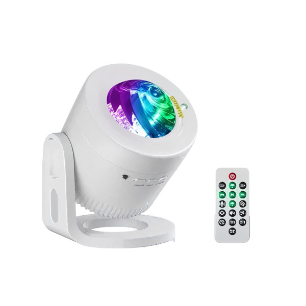 Ночник проектор AND LY-1069 звездное небо с Bluetooth динамиком светильник