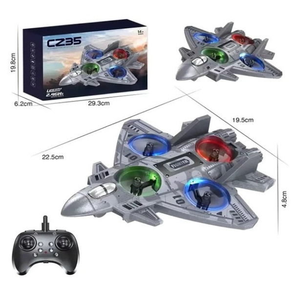 Радиоуправляемый самолет CZ35 игрушечный истребитель RC модель для детей