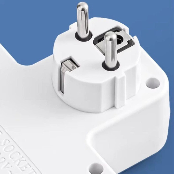 Удлинитель на 4 розетки с USB Type-C сетевой фильтр с подсветкой
