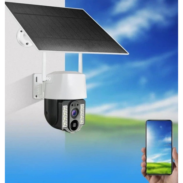 Уличная камера VC3-G 4G IP видеонаблюдение поворотная с солнечной панелью