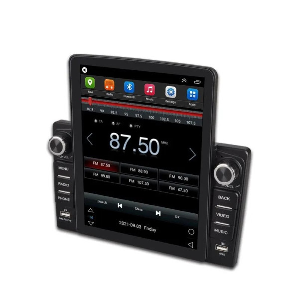 Магнитола автомобильная 2DIN Android 9582A с дисплеем 9.5", мультимедиа система с CarPlay Android Auto GPS WiFi Bluetooth