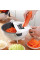 Терка овощерезка Basket Vegetable Cutter с контейнером, кухонный измельчитель с насадками для овощей