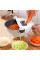 Терка овощерезка Basket Vegetable Cutter с контейнером, кухонный измельчитель с насадками для овощей