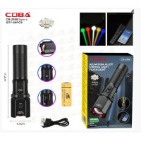 Фонарь ручной Bailong BL CB 2506 LED с 5 режимами, портативный аккумуляторный светильник USB