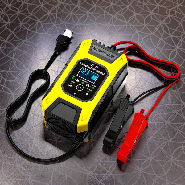 Автомобильное зарядное устройство Pulse Battery Charger 7A, интеллектуальное зарядное для АКБ