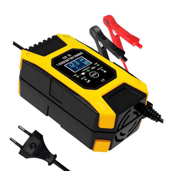 Автомобильное зарядное устройство Pulse Battery Charger 7A, интеллектуальное зарядное для АКБ