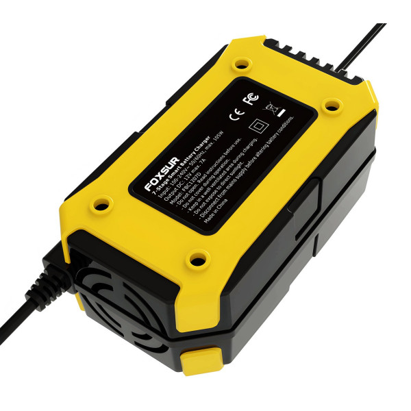 Автомобильное зарядное устройство Pulse Battery Charger 7A, интеллектуальное зарядное для АКБ