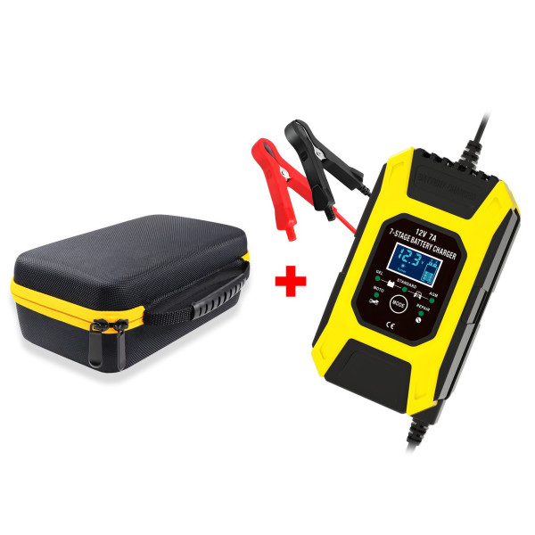 Автомобильное зарядное устройство Pulse Battery Charger 7A, интеллектуальное зарядное для АКБ