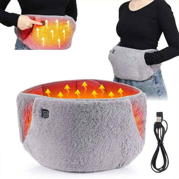 Грелка пояс Warm Stomach USB с подогревом, электрический пояс для талии 3 режима