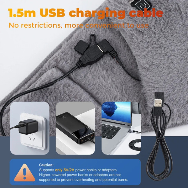 Грелка пояс Warm Stomach USB с подогревом, электрический пояс для талии 3 режима