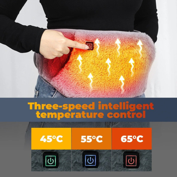 Грелка пояс Warm Stomach USB с подогревом, электрический пояс для талии 3 режима