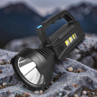 Прожектор LED CX-8809 аккумуляторный с солнечной панелью, портативный фонарь USB