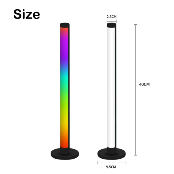 Напольный торшер LED RGB KBB-3A 2 шт с пультом, интерьерная лампа
