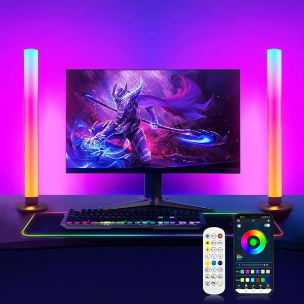 Напольный торшер LED RGB KBB-3A 2 шт с пультом, интерьерная лампа