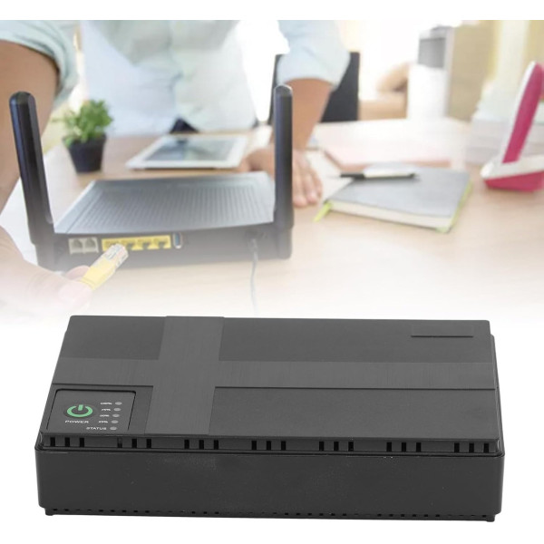 Источник бесперебойного питания UPS 10400 mAh 36W для роутера, резервный аккумулятор для оборудования