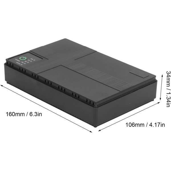 Источник бесперебойного питания UPS 10400 mAh 36W для роутера, резервный аккумулятор для оборудования