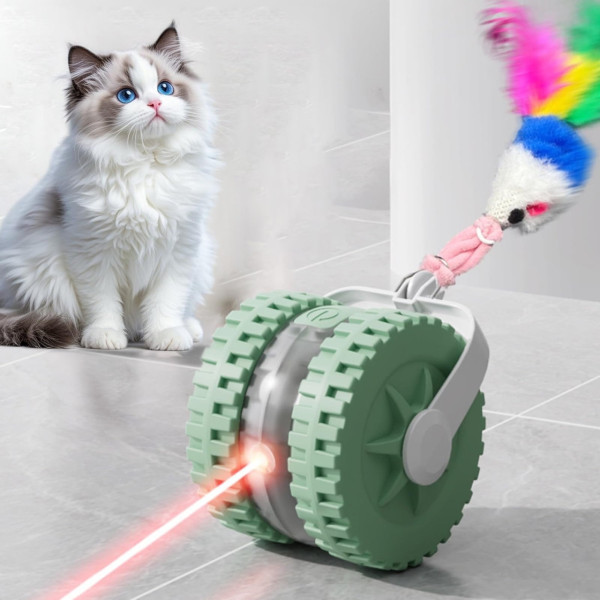 Интерактивная игрушка для кошек Interactive Pet Ball с лазером USB, автоматический мячик с датчиками