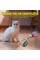 Интерактивная игрушка для кошек Interactive Pet Ball с лазером USB, автоматический мячик с датчиками