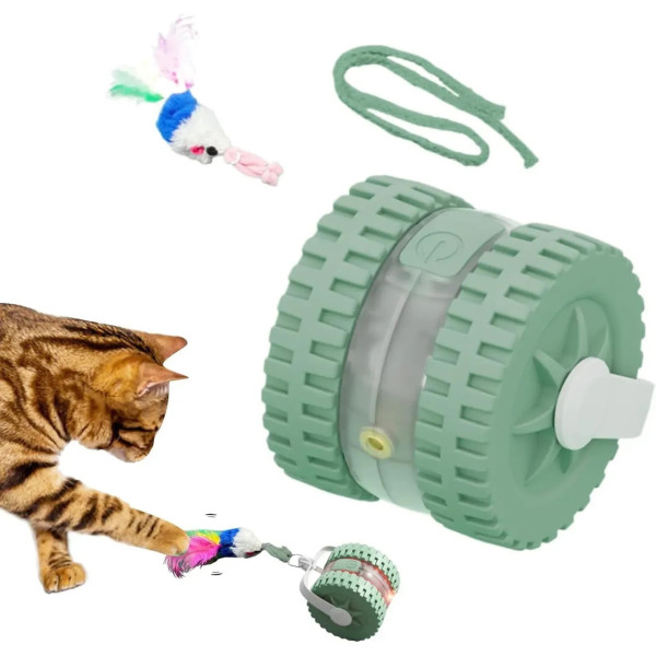Интерактивная игрушка для кошек Interactive Pet Ball с лазером USB, автоматический мячик с датчиками