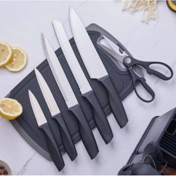 Кухонный набор 19 предметов Kitchen Set силиконовые аксессуары с бамбуковыми ручками